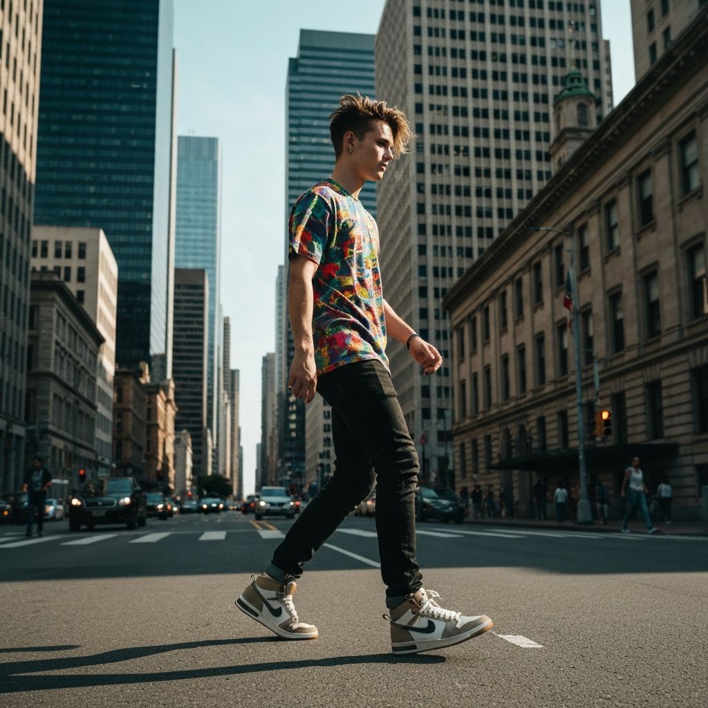 Zapatillas Street Collection en uso